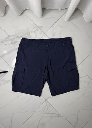 Чоловічі трекінгові шорти карго jack wolfskin uv shield оригінал розмір 54 (xl)