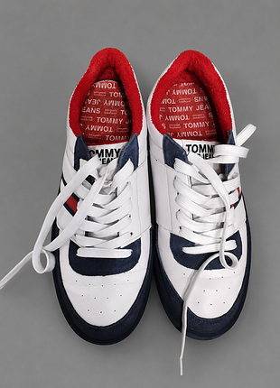 Оригінальні шкіряні кеди/кросівки tommy hilfiger, р. 42 (27 см), хороший стан