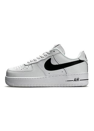Мужские кроссовки nike air force 1 '07 m white black