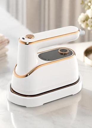 Портативный паровой утюг-отпаритель haley ceramic hy-2075 1300 вт 150 мл