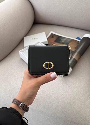 Christian dior 30 montaigne dahlia purse in black/gold