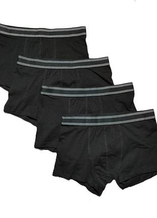 Чоловічі труси primark боксери 4 шт. чорний