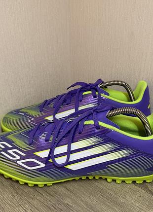 Сороконіжки adidas f50 club turf violet