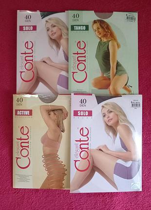 Колготки conte elegant, 4шт лот, новые