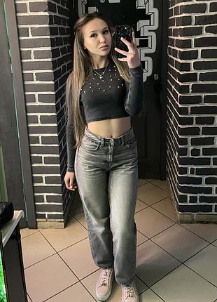 Джинси new mom fit zara