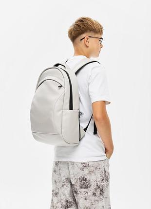 Чоловічий рюкзак sambag zard junior сірий шовк