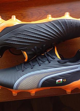 Футбольні копочки puma king ultimate fg/ag оригінал нові р.39 чорні