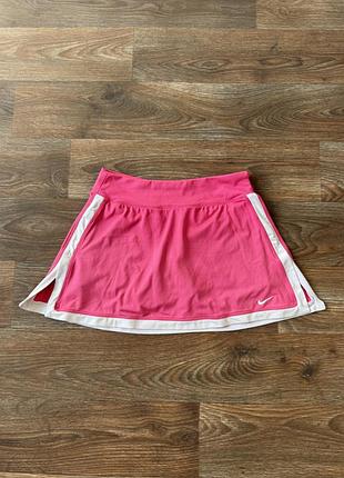 Спортивна тенісна коротка юбка-шорти nike dri fit розмір xs