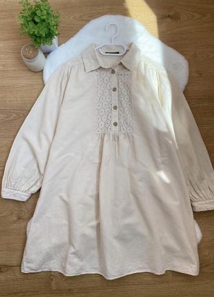 Лляне плаття zara