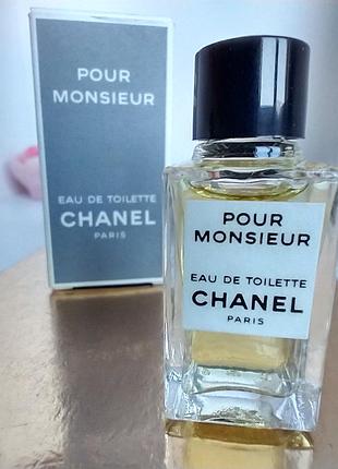 Chanel pour monsieur мініатюра 4 мл вінтаж