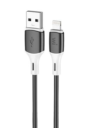 Кабель wibrand mamba ip silicone charging data cable 1m black