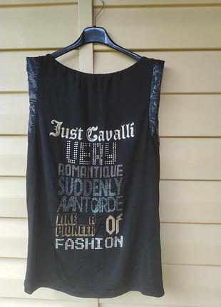 Винтажный оригинальный топ just cavalli со стразами y2k голограмма.