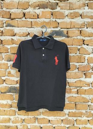 Винтажная футболка поло polo ralph lauren