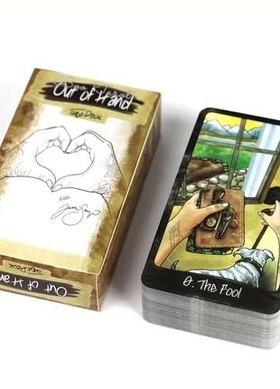 Карти таро out of hand tarot deck 78 карт у картонній коробці