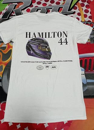 Футболка формула 1 льюис гамильтон мерч f1 lewis hamilton 44 мерседес