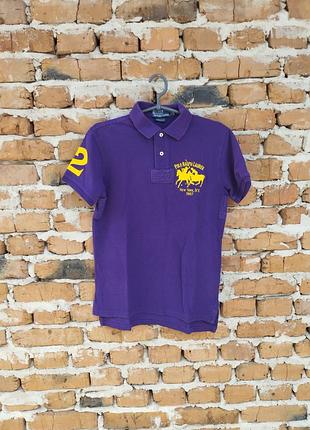 Винтажная футболка поло polo ralph lauren