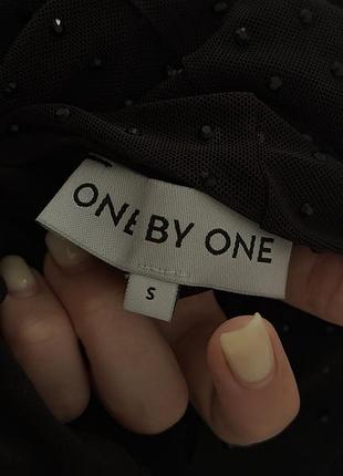 One by one плаття жіноче чорного кольору з каменями