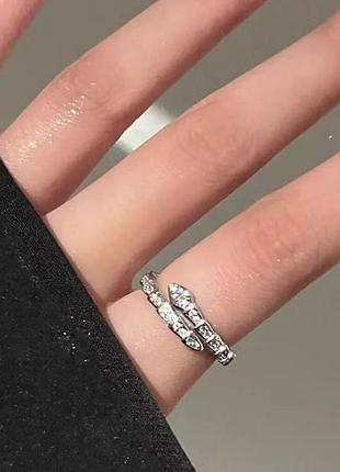 Каблучка змійка bvlgari