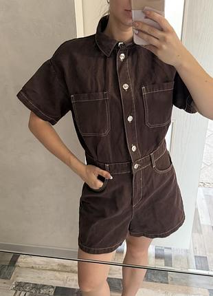Джинсовий комбінезон zara