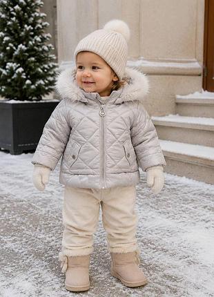 Куртка michael kors (холодна осінь, тепла зима) розмір 80(9-12м) стан- ідеальний