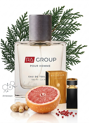 Туалетна вода феромони / ra 70 / le gemme tygar / bulgari / ra group / givaudan 👔 об'єм 100мл