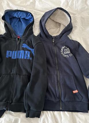 Меховушка + кофта  puma 8-10 років