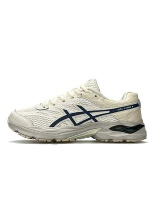 Кросівки жіночі asics gel-flux 4 beige navy