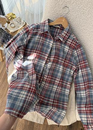 Якісна сорочка в клітинку mountain warehouse, 12р