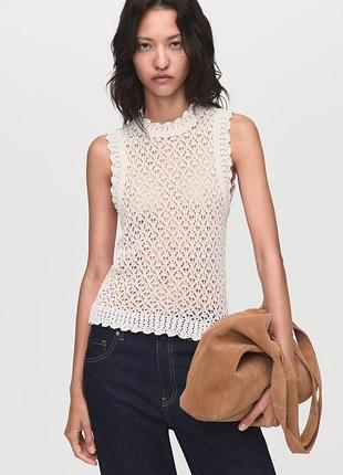 Вʼязаний топ новий mango