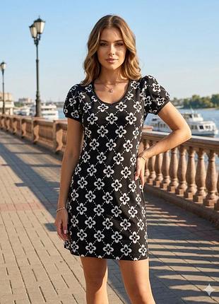 Жіноча коротка сукня, туніка lavand