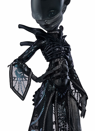 Monster high чужой jdr69 skullector alien 4