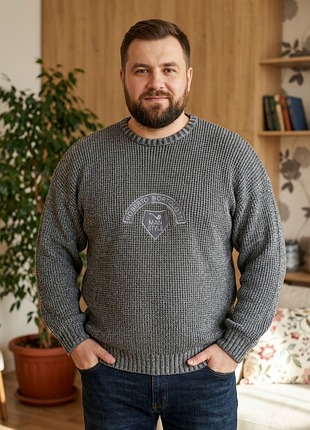 Чоловічий светр великий розмір