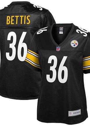 Jerome bettis pittsburgh steelers nfl pro line women's retired player jersey - black