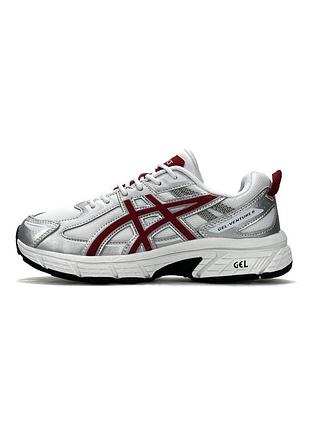 Кросівки жіночі asics gel-venture 6 white metallic red