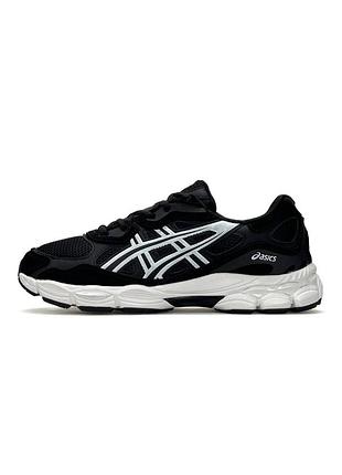 Кросівки чоловічі asics gel-nyc black white