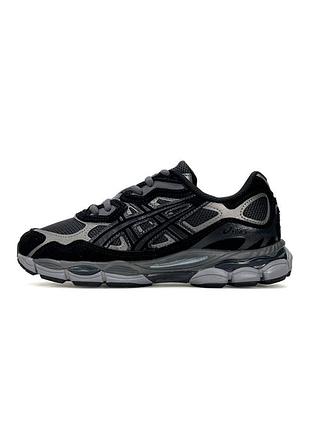Кроссовки мужские asics gel-nyc black metallic grey