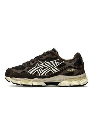 Кросівки жіночі asics gel-nyc brown beige