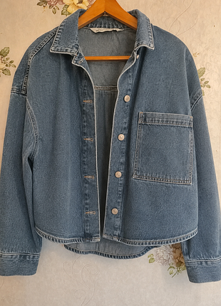 Джинсовий піджак/сорочка dilvin premium collection oversize
