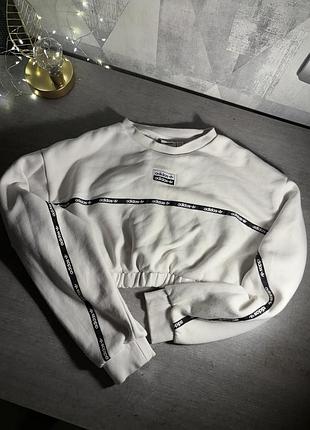 Білий світшот adidas