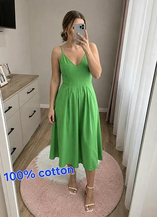 Сарафан сукня жіночий 100% cotton zara