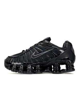 Мужские кроссовки nike shox tl all black