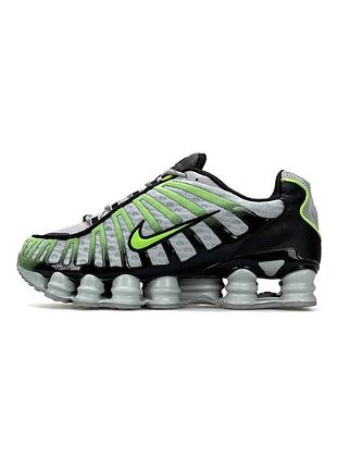 Чоловічі кросівки nike shox tl grey black neon