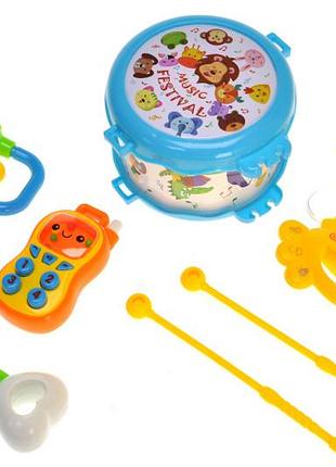 Набор погремушек a994 в шарике 8шт р.24x31x10см yg toys