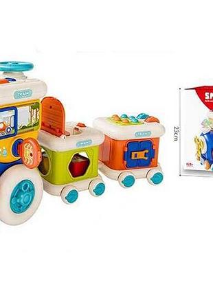 Потяг rt7212 музичний, на батарейках, в коробці р.32x15x23 см yg toys