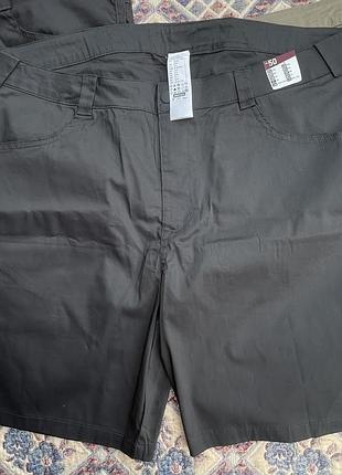 Шорти decathlon nh100 чоловічі, розмір eu 50 / uk 42 (2xl) — (бежеві + темно-сірі)