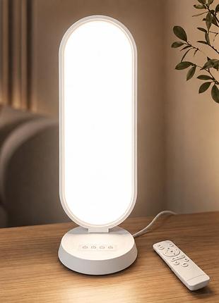 Настольная led-лампа k-52 с регулировкой яркости и температуры света 38 вт + пульт