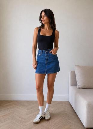 Джинсова спідниця h&m