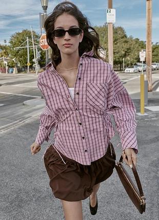 Рубашка в клетку от zara