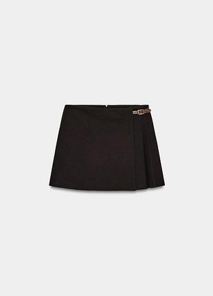 Спідниця zara нові колекції шоколадного кольору