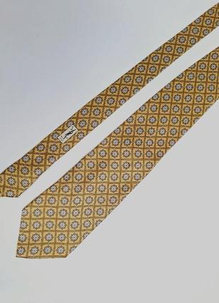 Винтажный галстук yves saint laurent выполнен в итальялии 100% шелк